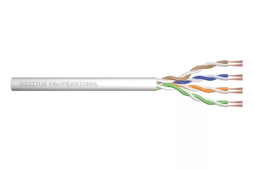Digitus CAT6A U-UTP Installation cable 100m Grey