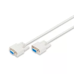 Assmann Datatransfer connection cable, D-Sub9 2m Grey