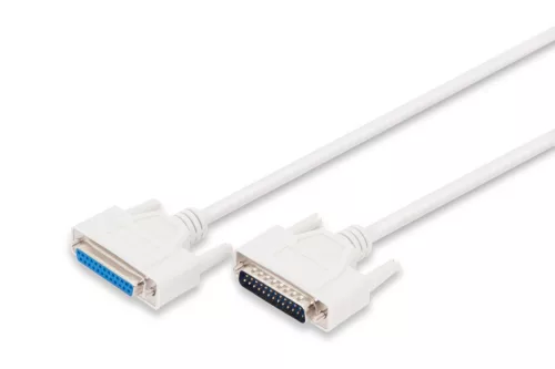 Assmann Datatransfer extension cable, D-Sub25 2m Beige