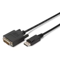   Assmann DisplayPort adapter cable, DP - DVI-D (Dual Link) (24+1) 2m Black
