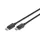 Assmann DisplayPort connection cable, DP 1m Black