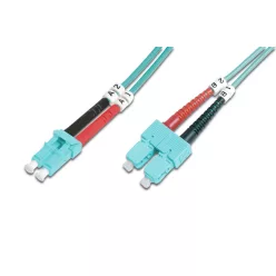   Digitus DK-2532-10/3 száloptikás kábel 10 M LC SC I-VH OM3 Blue