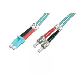   Digitus DK-2531-10/3 száloptikás kábel 10 M LC ST I-VH OM3 Blue