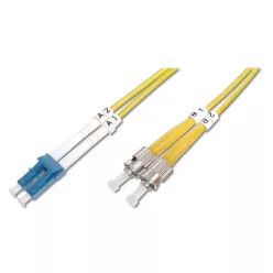   Digitus DK-2931-01 száloptikás kábel 1 M LC ST I-VH OS2 Yellow