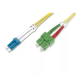   Digitus DK-292SCA3LC-02 száloptikás kábel 2 M LC I-VH OS2 Yellow