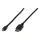Assmann HDMI High Speed connection cable, type D - A 1m Black