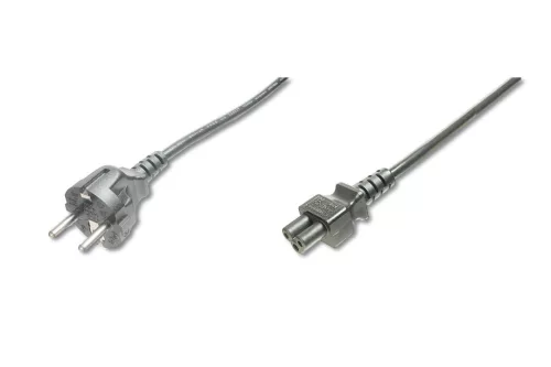 Assmann Power Cord, CEE 7/7 (Typ-F) - C5 1,2m Black