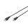 Assmann USB connection cable, type A - B 1,8m Black