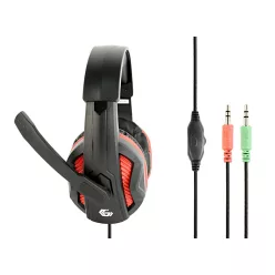 Gembird GHS-03 Gaming Headset Matte Black/Red