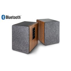 wavemaster  Base Bluetooth Speaker System Wood/Grey