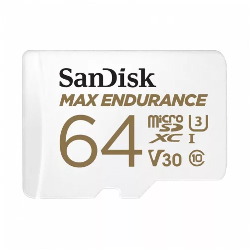 Sandisk 64GB microsSDXC Max Endurance Class 10 U3 V30 adapter nélkül