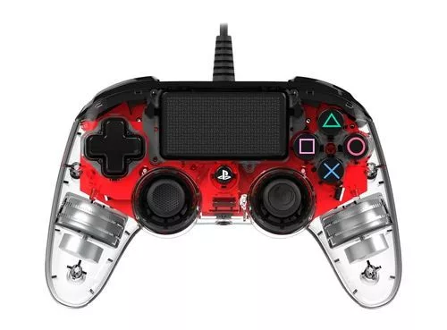 Nacon Illuminated Compact USB Gamepad Transparent/Red