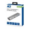 ACT AC7025 USB-C - Thunderbolt 3 to HDMI 4K adapter