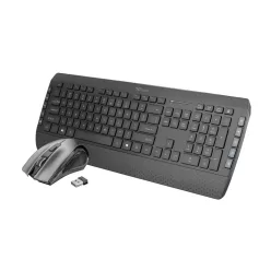 Trust Tecla-2 Wireless Keyboard + Mouse Black HU