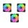 Fractal Design Aspect 12 RGB Black (3-pack)