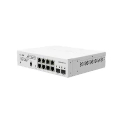   Mikrotik CSS610-8G-2S+IN Eight 1G Ethernet ports and two SFP+ ports for 10G fiber connectivity
