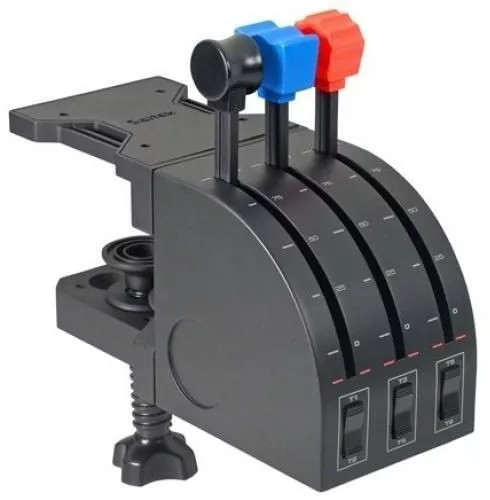 Logitech G Saitek Pro Flight Throttle Quadrant Gázkar Black