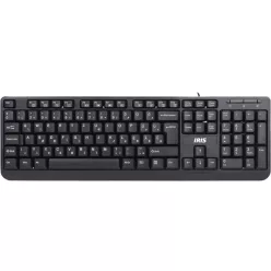 IRIS B-13 USB billentyűzet Black HU