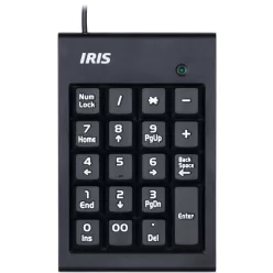 IRIS B-15 USB numerikus billentyűzet Black