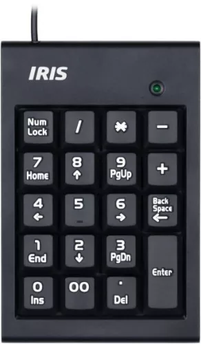 IRIS B-15 USB numerikus billentyűzet Black