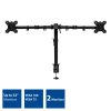 ACT AC8302 Monitor Desk Mount For 2 Monitors / Up to 32" VESA Black