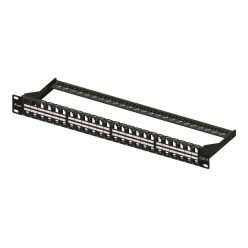 EQuip 48-port Patch Panel 1U Black