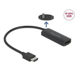 DeLock Adapter HDMI-A male > Displayport female