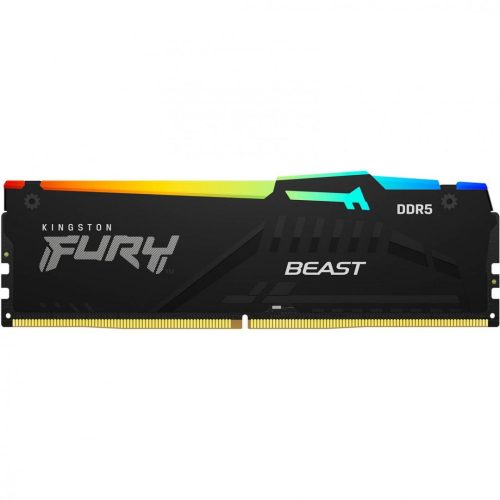 Kingston 16GB DDR5 5200MHz Fury Beast RGB Black