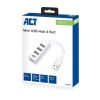 ACT AC6200 USB Hub 4port White