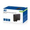 ACT AC1410 3.5" SATA/IDE hard drive enclosure USB 2.0 Black
