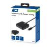ACT AC6410 USB-C Hub 4 port with power supply