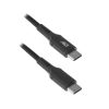 ACT AC3096 USB 2.0 connection cable C male - C male 1m Black