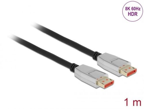 DeLock DisplayPort Kábel 8K 60Hz 1m