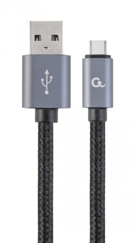 Gembird CCB-MUSB2B-AMCM-6-G USB2.0 - USB Type-C cable 1,8m Black