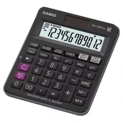 Casio MJ-120D Plus Asztali számológép Black