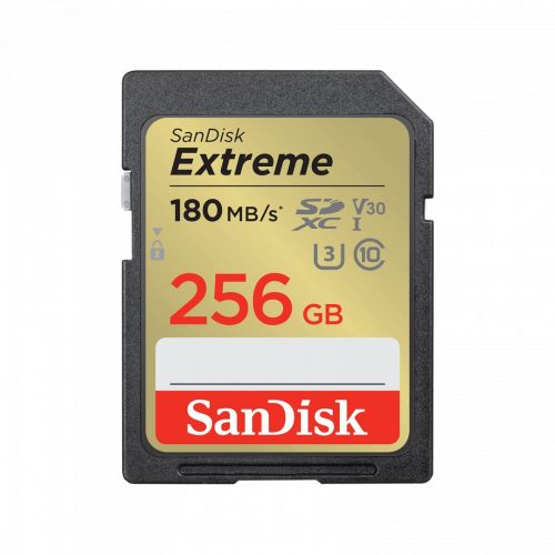 Sandisk 256GB SDXC Class 10 U3 V30 Extreme