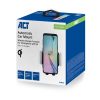 ACT AC9010 Automatic smartphone car mount with wireless charging Black