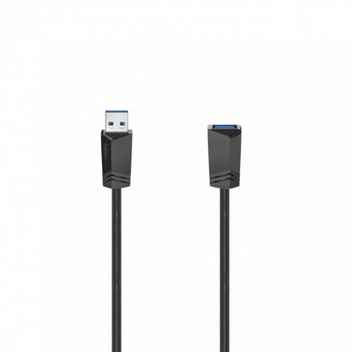 Hama FIC USB 3.0 A hosszabbító kábel 1,5 m Black