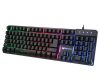 Meetion K9300 Colorful Rainbow Backlight Gaming Keyboard Black HU