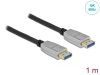 DeLock DisplayPort cable 10K 60 Hz 54 Gbps metal housing 1m Black
