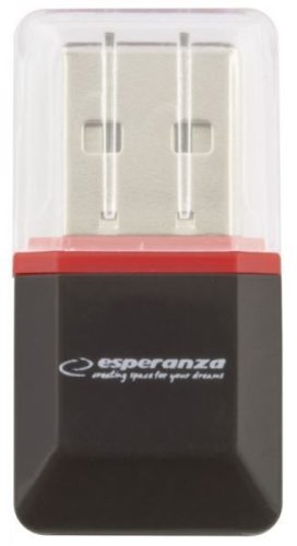 Esperanza EA134 MicroSD Card Reader Black