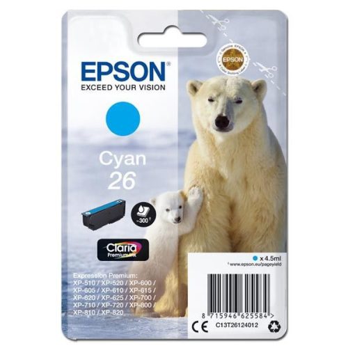 Epson T2612 (26) Cyan tintapatron