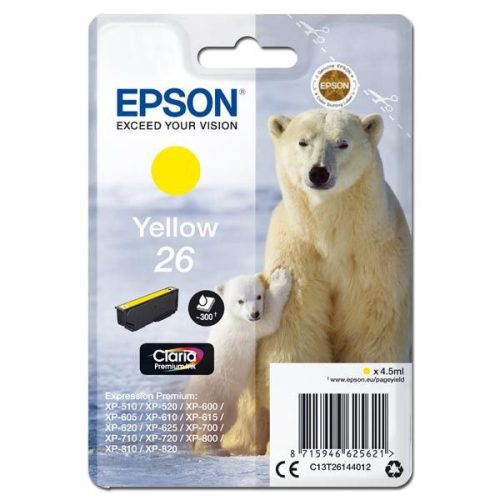 Epson T2614 (26) Yellow tintapatron