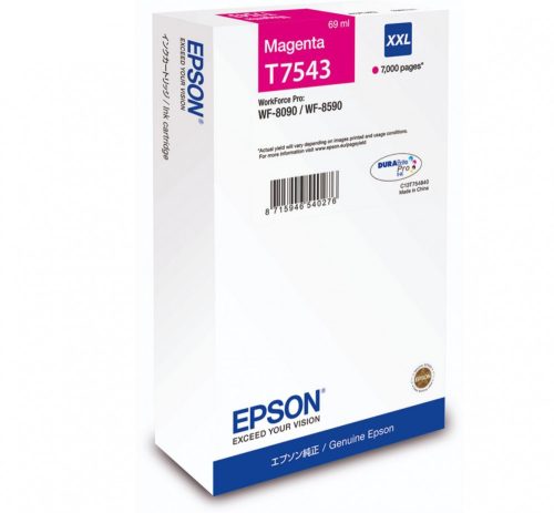Epson T7543 XXL Magenta tintapatron