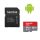 Sandisk 512GB microSDHC Ultra Class 10 UHS-I A1 (Android) + adapterrel