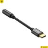 Baseus L54 USB-C - Mini Jack 3,5 mm Audioadapter 0,9m Black