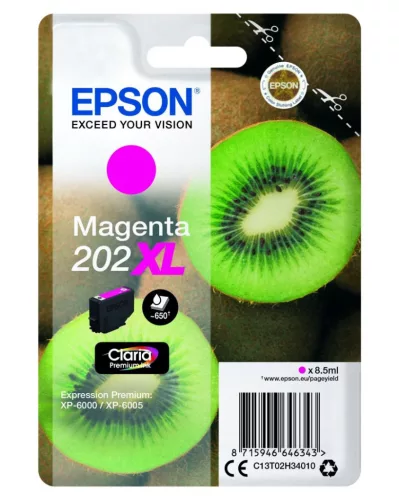 Epson T02H3 (202XL) Magenta tintapatron