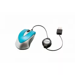 Verbatim Go Mini Optical Travel Mouse Caribbean Blue