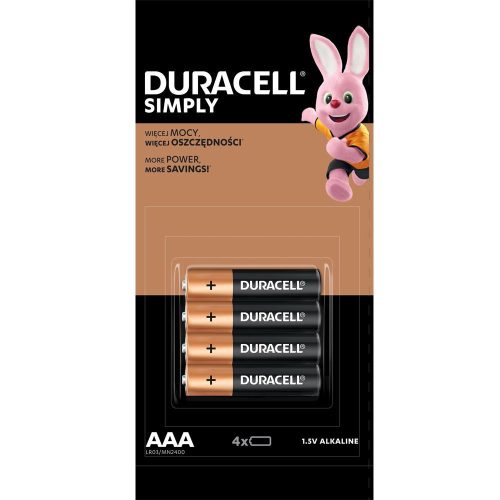 Duracell AAA Alkáli Elem 4db/csomag
