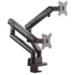   Raidsonic IcyBox IB-MS314-T Monitor Stand with Table Mount For Two Monitors Up To 32" Black